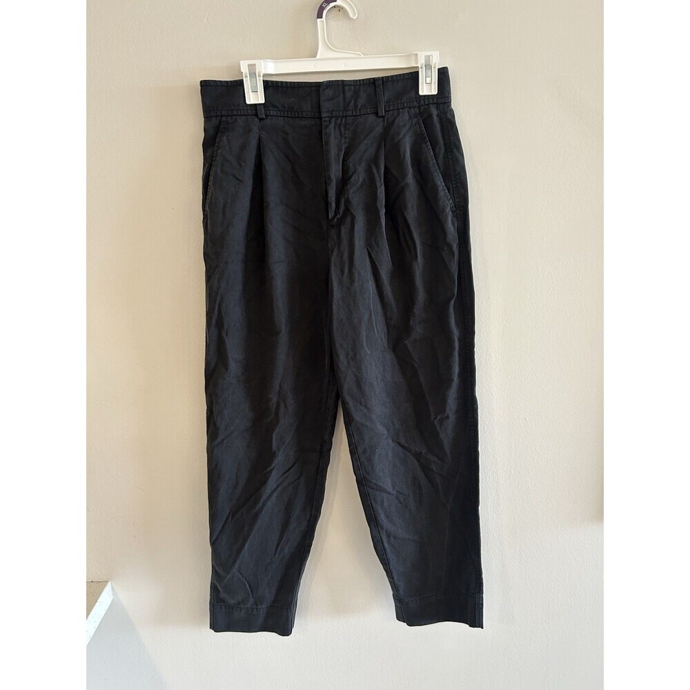 Everlane Womens The TENCEL™ Relaxed Chino Pants Soft Slouchy Black 8